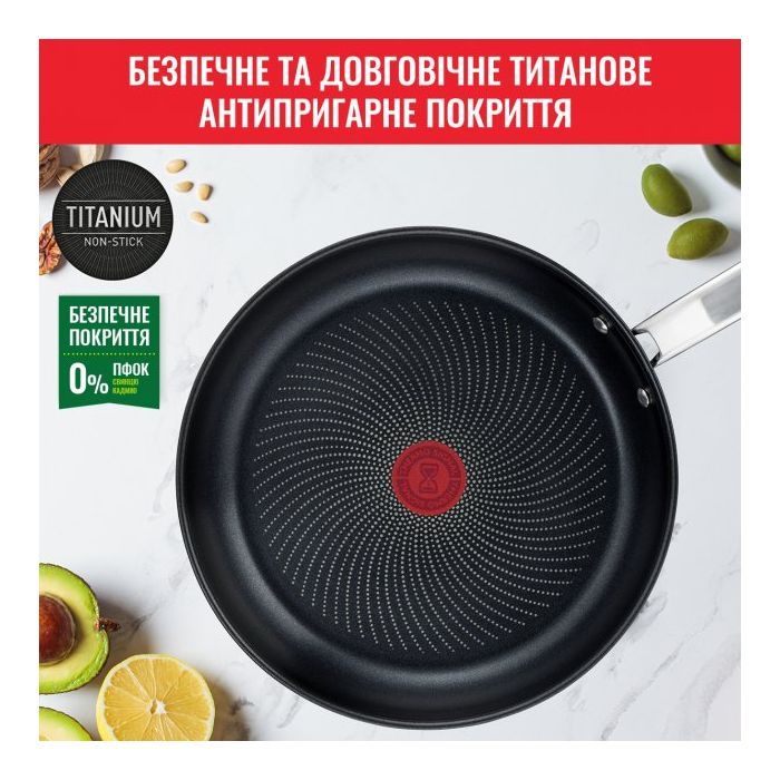 Набір сковорідок Tefal Intuition Thermo-Spot (B817S255) зображення 12