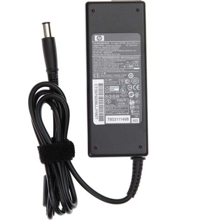 Блок питания к ноутбуку AlSoft HP 90W 19V, 4.74A, 7.4/5.0 (pin inside) (A40028) изображение 4