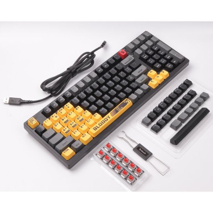 Клавиатура A4Tech Bloody S98 RGB BLMS Red Switch USB Sports Lime (4711421000406) изображение 9