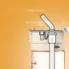 Пляшка для води Casno 690 мл KXN-1219 Помаранчева Гуси з соломинкою (KXN-1219_Orange) зображення 4