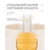 Пляшка для води Casno 690 мл KXN-1219 Помаранчева Гуси з соломинкою (KXN-1219_Orange) зображення 5