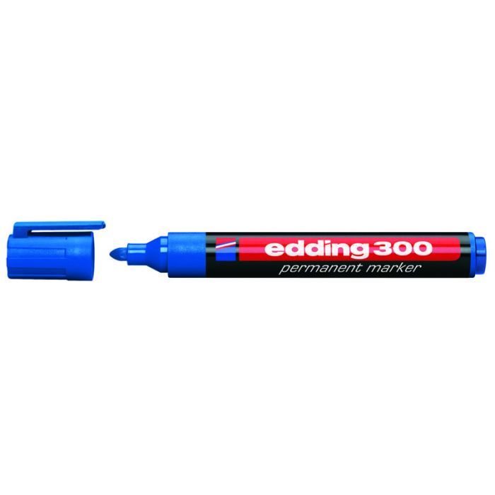Маркер Edding перманентный Permanent 1.5-3 мм Синий (e-300/03)
