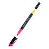 Маркер Axent Highlighter Dual 2-4 мм клиновидный розовый+желтый (2534-10-A)