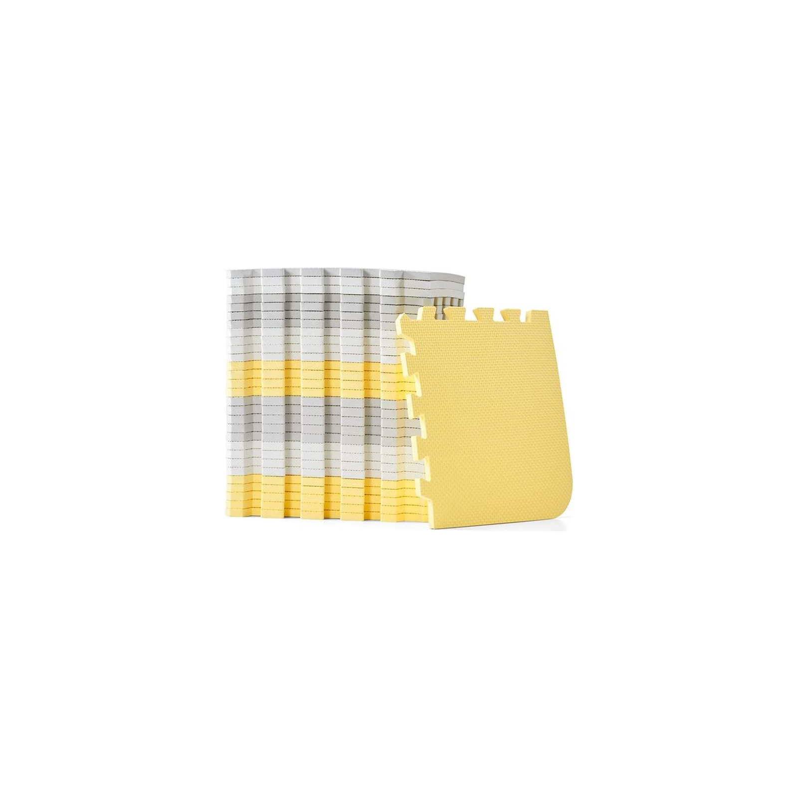 Детский коврик Kinderkraft пазл Luno Yellow, 30 элементов (5902533913602) изображение 3
