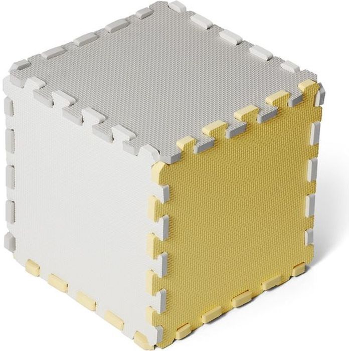 Детский коврик Kinderkraft пазл Luno Yellow, 30 элементов (5902533913602) изображение 4