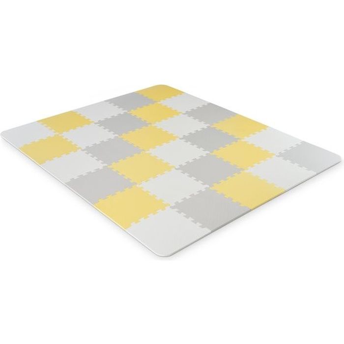 Детский коврик Kinderkraft пазл Luno Yellow, 30 элементов (5902533913602) изображение 7