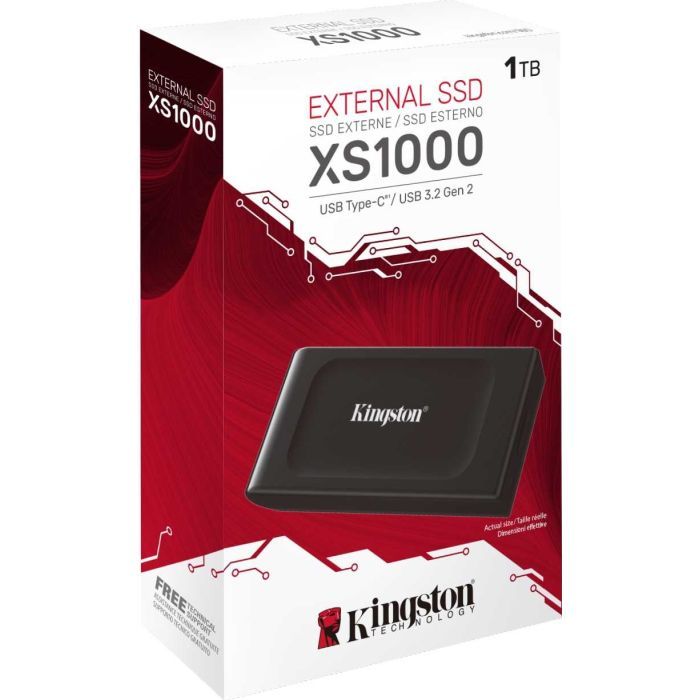 Накопичувач SSD USB-C 1TB Kingston (SXS1000/1000G) зображення 3