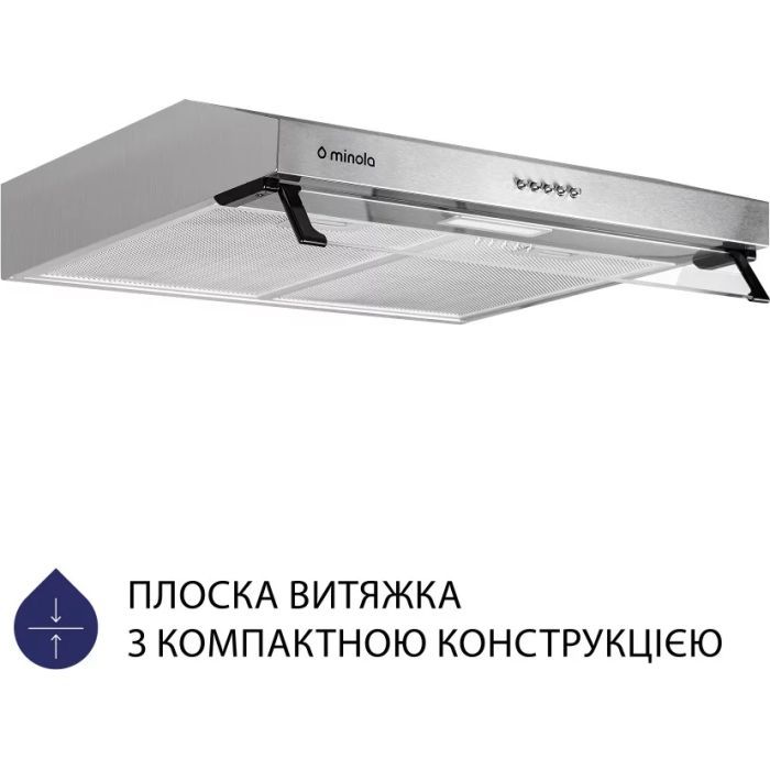 Вытяжка кухонная Minola HPL 614 BL изображение 2