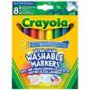 Фломастеры Crayola широкая линия (ultra-clean washable), 8 шт (58-8328G)