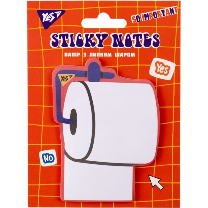 Бумага для заметок Yes с липким слоем фигурный Sticky Mood 40 листов (170357)
