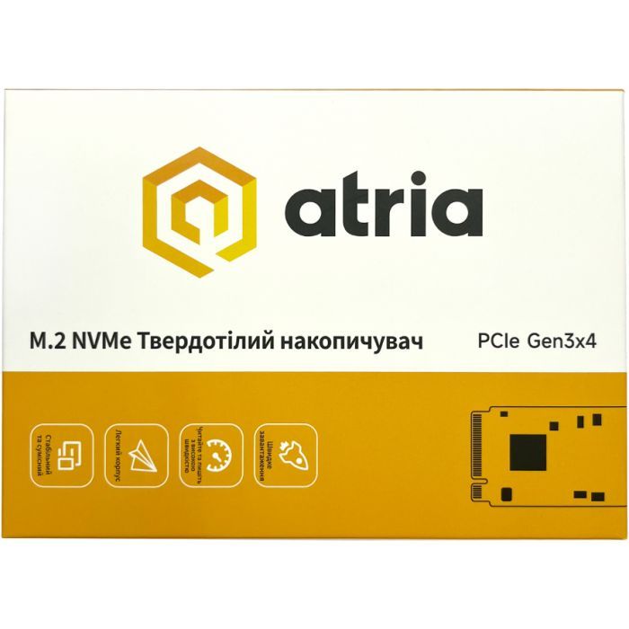 Накопитель SSD M.2 2280 512GB X500S ATRIA (ATNVMX500S/512) изображение 4