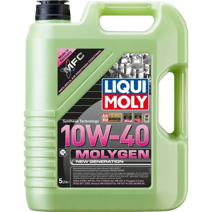 Моторное масло Liqui Moly Molygen New Generation 10W-40  5л (9951) > цены в Киеве и Украине Моторное масло Liqui Moly Molygen New Generation 10W-40  5л (9951)