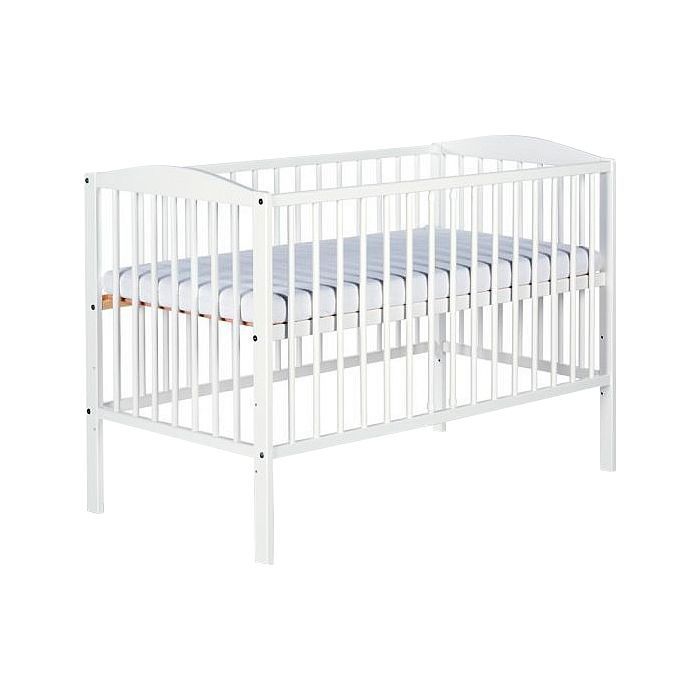Кроватка Klups Henry 120 х 60 см Белая (HENRY3)