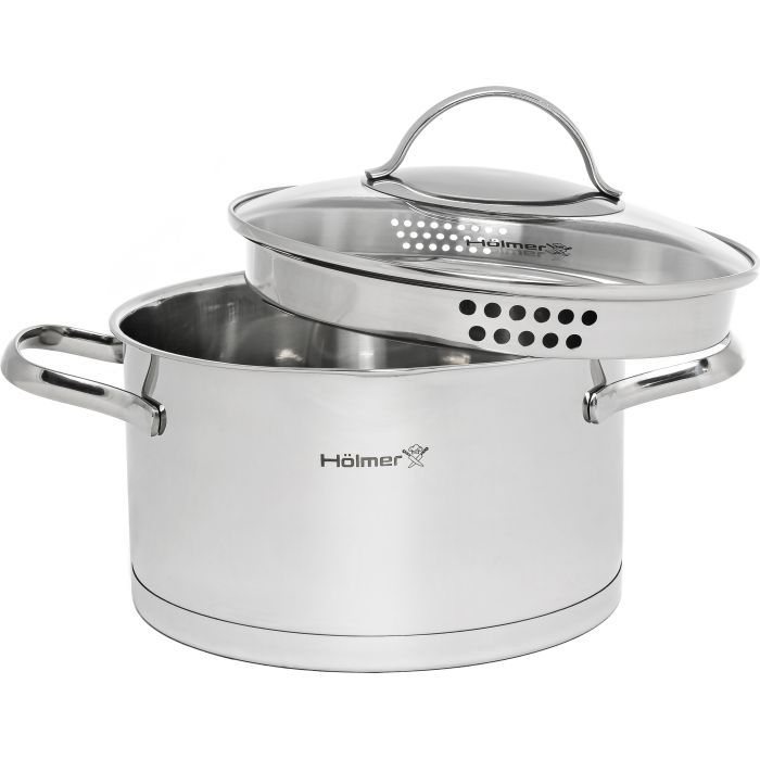 Кастрюля Hölmer Aurora з кришкою 3,7 л (CR-17537-SSD Aurora) изображение 2