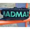 Атлетический пояс MadMax MFB-301 Suede Single Prong шкіряний Black/Green M (MFB-301_M) изображение 9