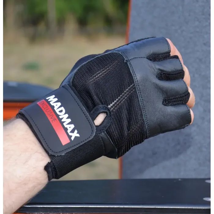 Рукавички для фітнесу MadMax MFG-269 Professional Exclusive Black L (MFG-269-Black_L) зображення 2