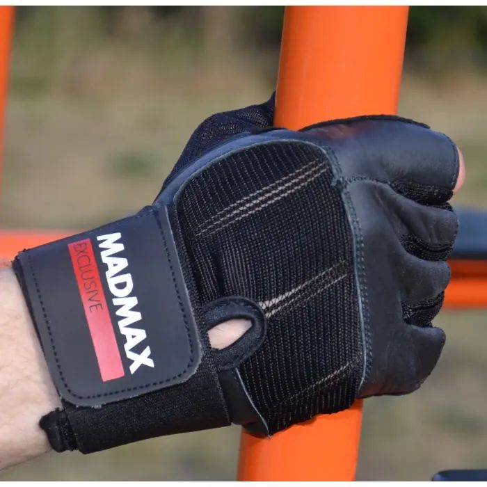 Рукавички для фітнесу MadMax MFG-269 Professional Exclusive Black L (MFG-269-Black_L) зображення 5