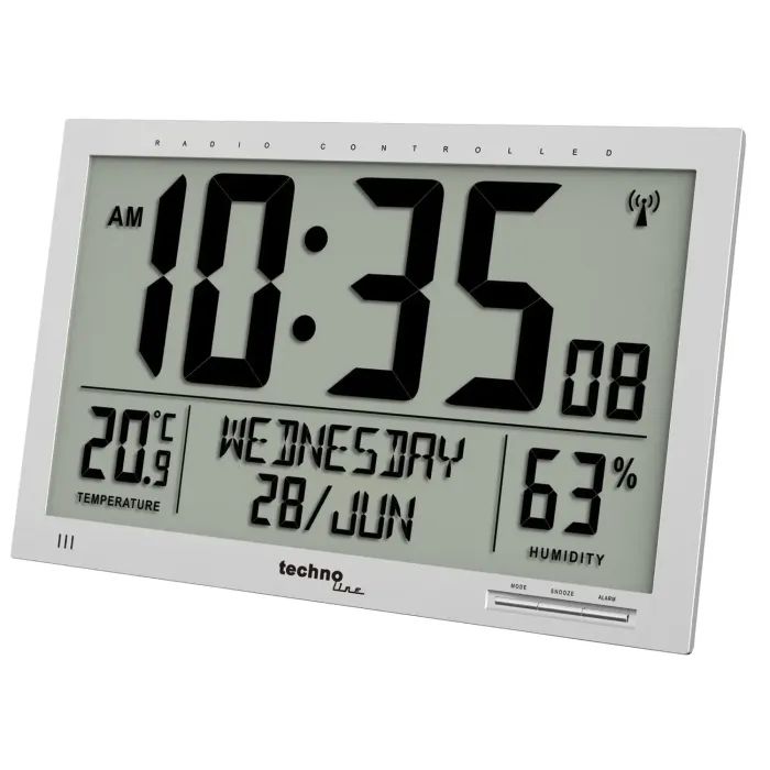 Настенные часы Technoline WS8013 Silver (DAS301790) изображение 2