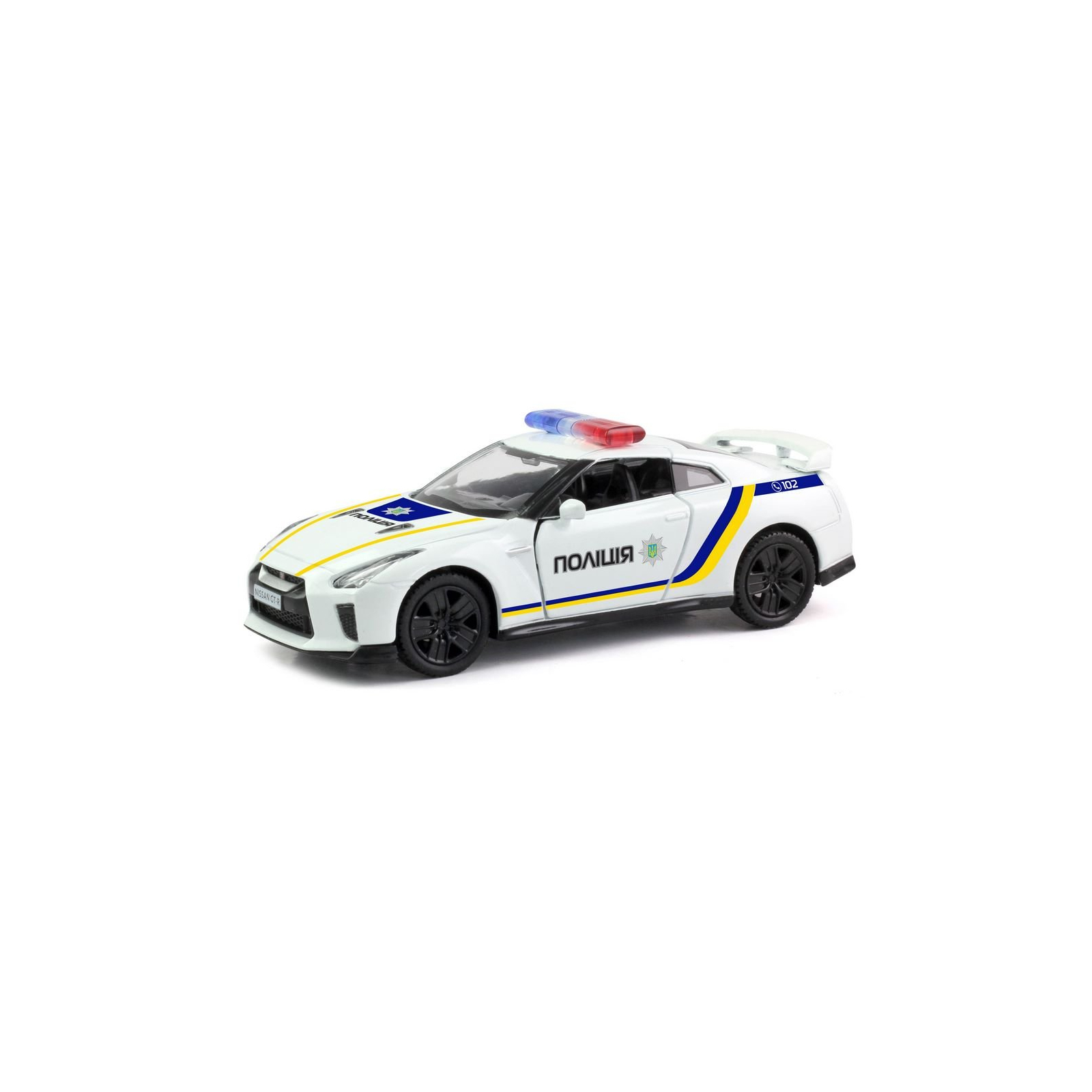 Машина Uni-Fortune NISSAN GT-R UKRAINIAN POLICE CAR (554033P)