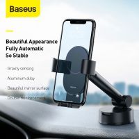 Универсальный автодержатель Baseus 4.7-6.5" Gravity Simplism (на присоску) black (SUYL-JY01) изображение 5