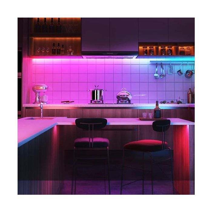 Світлодіодна стрічка Govee RGBIC Basic Wi-Fi + Bluetooth LED Strip Light 5м Білий (H618A3D1) зображення 10