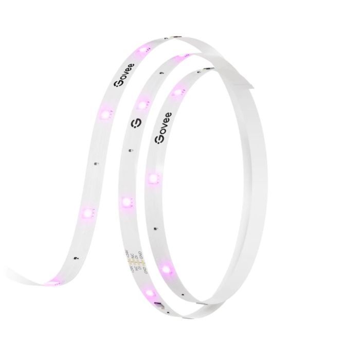 Світлодіодна стрічка Govee RGBIC Basic Wi-Fi + Bluetooth LED Strip Light 5м Білий (H618A3D1) зображення 2