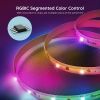 Світлодіодна стрічка Govee RGBIC Basic Wi-Fi + Bluetooth LED Strip Light 5м Білий (H618A3D1) зображення 8