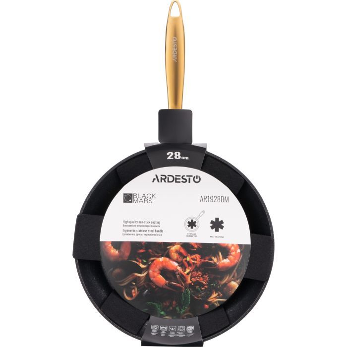 Сковорода Ardesto Black Mars Sparkle 26 см (AR1926BM) изображение 8