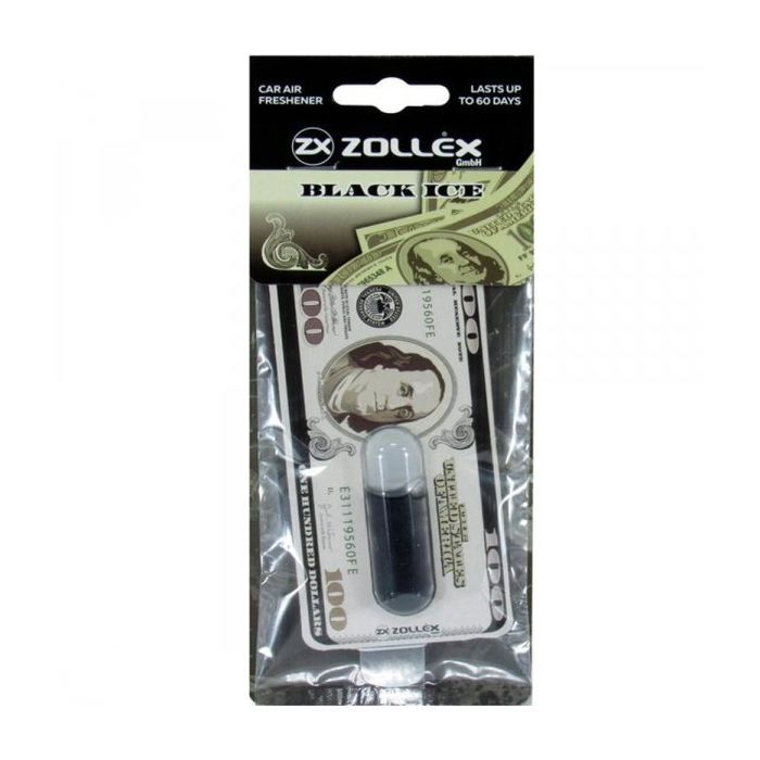 Ароматизатор для автомобиля Zollex Dollar Black ice (3929952)