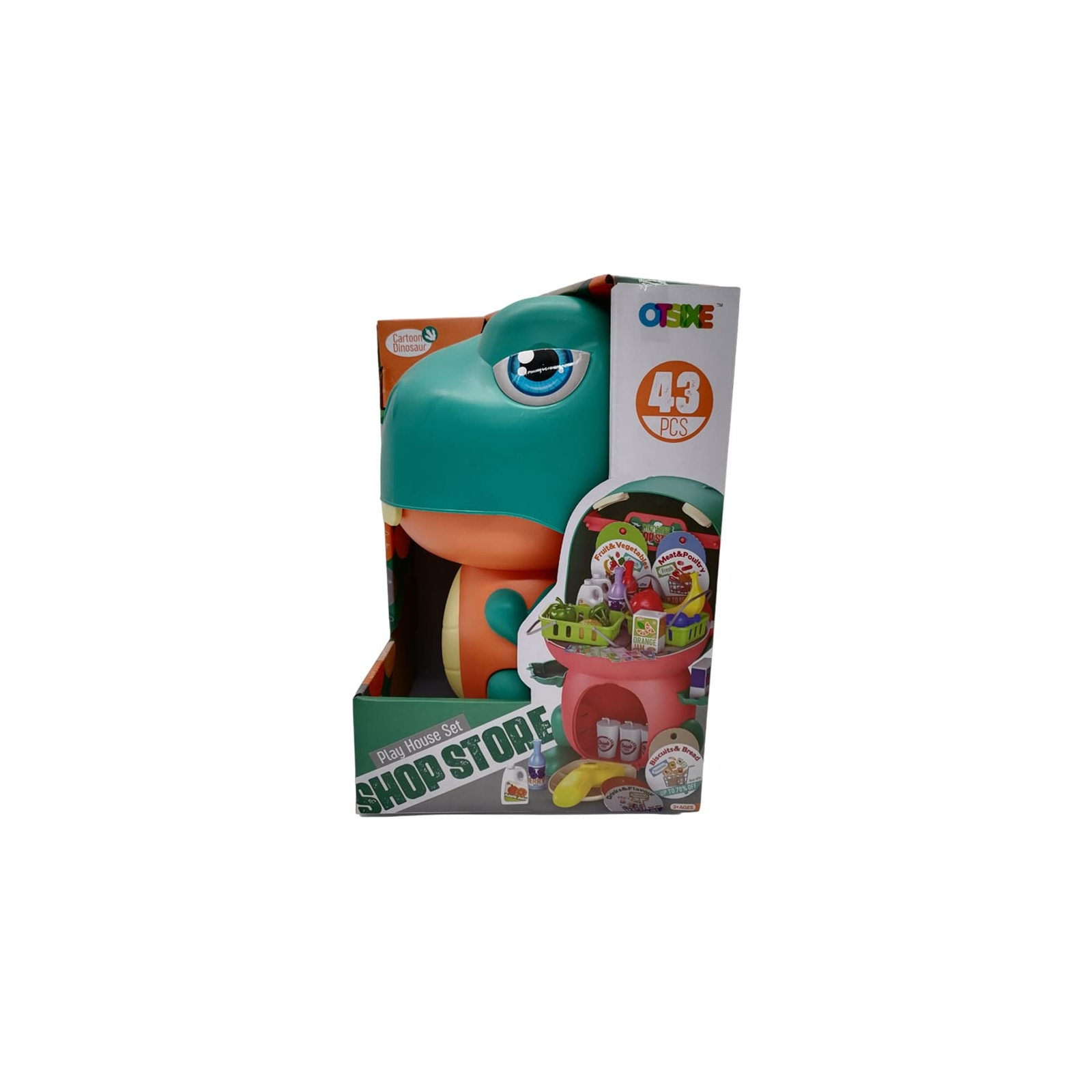 Игровой набор Otsixe Игрушка-сюрприз Dinosaur Supermarket Shopping/Динозавр Торговый Супермаркет (1368A1) изображение 9