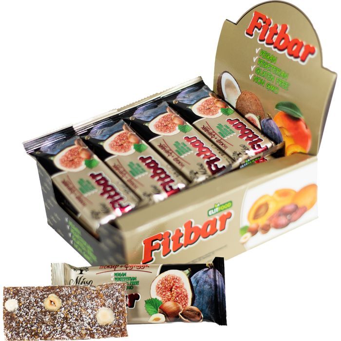 Батончик Misso Fitbar Инжир и фундук 30 г (4820232570296) изображение 4