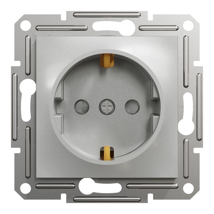 Розетка Schneider Electric ASFORA со штор. антрацит (EPH2900271)