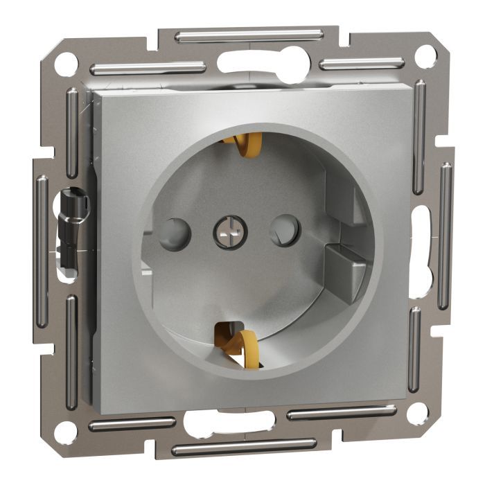 Розетка Schneider Electric ASFORA со штор. антрацит (EPH2900271) изображение 2
