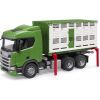 Спецтехніка Bruder Scania Super 560R для перевезення тварин 1:16 з коровою (03548) зображення 2