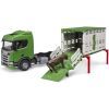 Спецтехніка Bruder Scania Super 560R для перевезення тварин 1:16 з коровою (03548) зображення 6