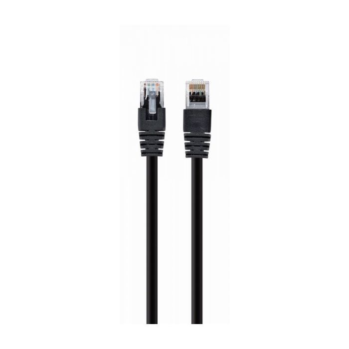 Патч-корд 10м UTP cat 5e CCA black Cablexpert (PP12-10M/BK)