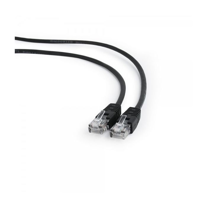 Патч-корд 10м UTP cat 5e CCA black Cablexpert (PP12-10M/BK) изображение 2