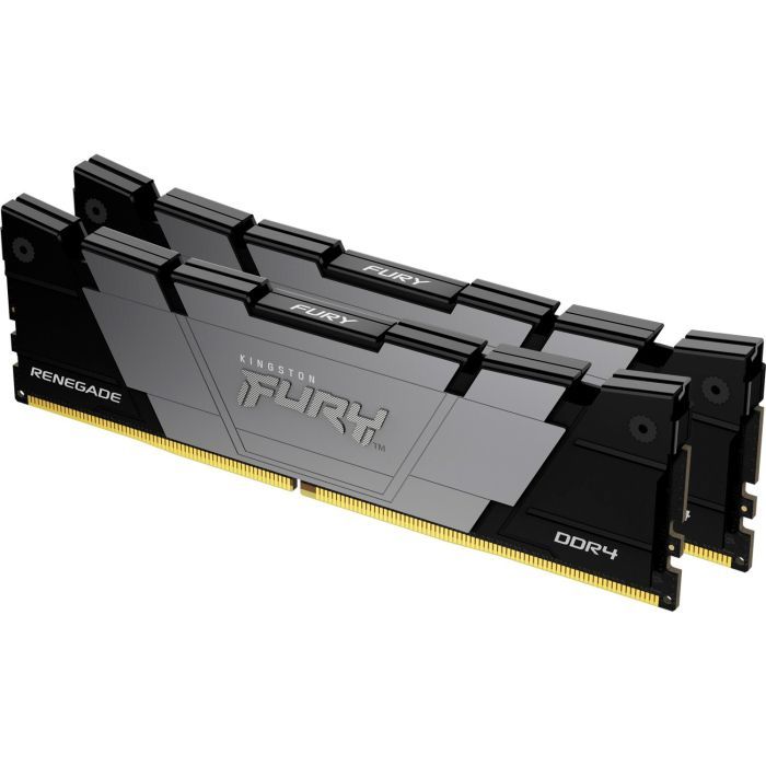 Модуль памяти для компьютера DDR4 64GB (2x32GB) 3600 MHz Renegade Black Kingston Fury (ex.HyperX) (KF436C18RB2K2/64) изображение 2