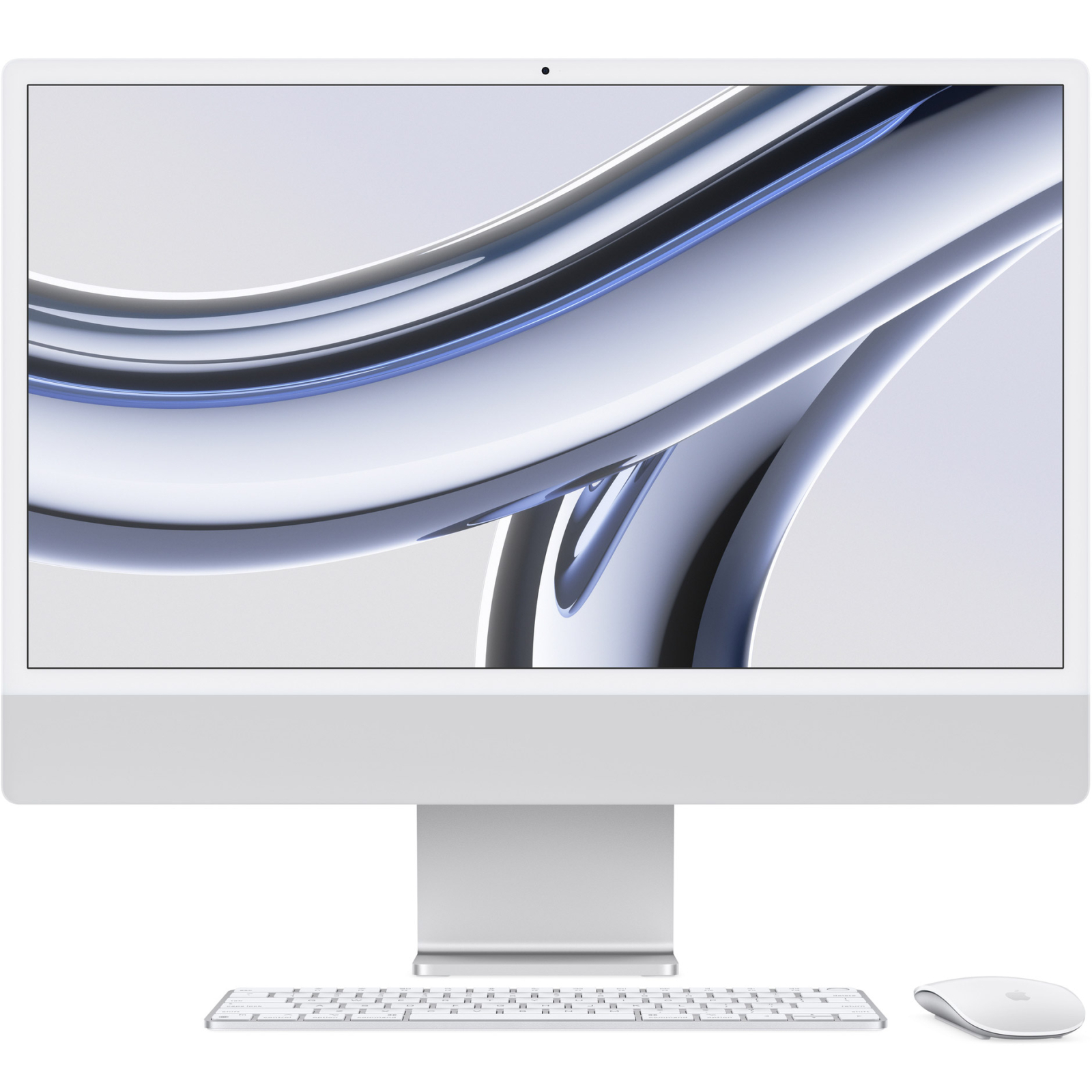 Компьютер Apple A2873 24" iMac Retina 4.5K / Apple M3 with 10-core GPU, 512SSD, Silver (MQRK3UA/A)