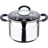 Каструля MasterPro Foodies collection висока з кришкою 9,5 л (BGMP-1506-BK)