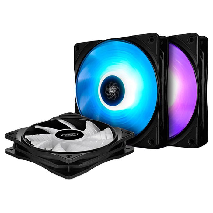 Кулер для корпуса Deepcool RF120-3 IN 1 (DP-FRGB-RF120-3C)