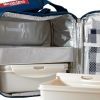 Набір для пікніка Bergner Walking business 23х22х13.5 см 5 предметів (BG-3652-BL) зображення 2