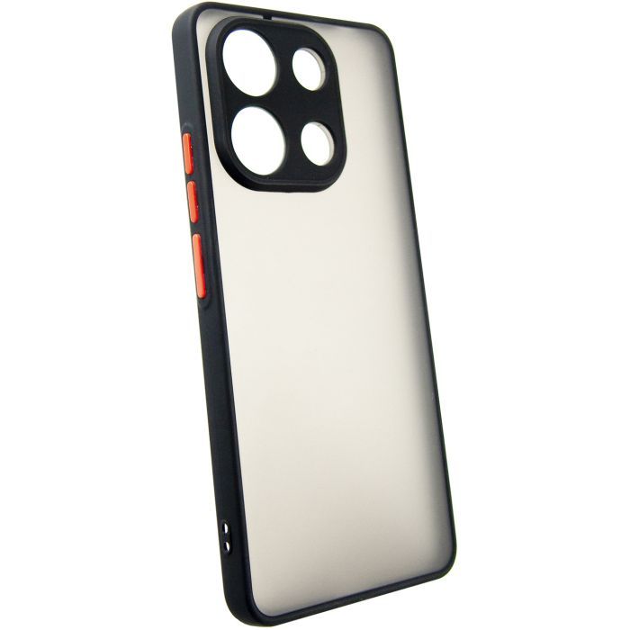 Чехол для мобильного телефона Dengos Matte Xiaomi Redmi Note 13 4G (black) (DG-TPU-MATT-140) изображение 2