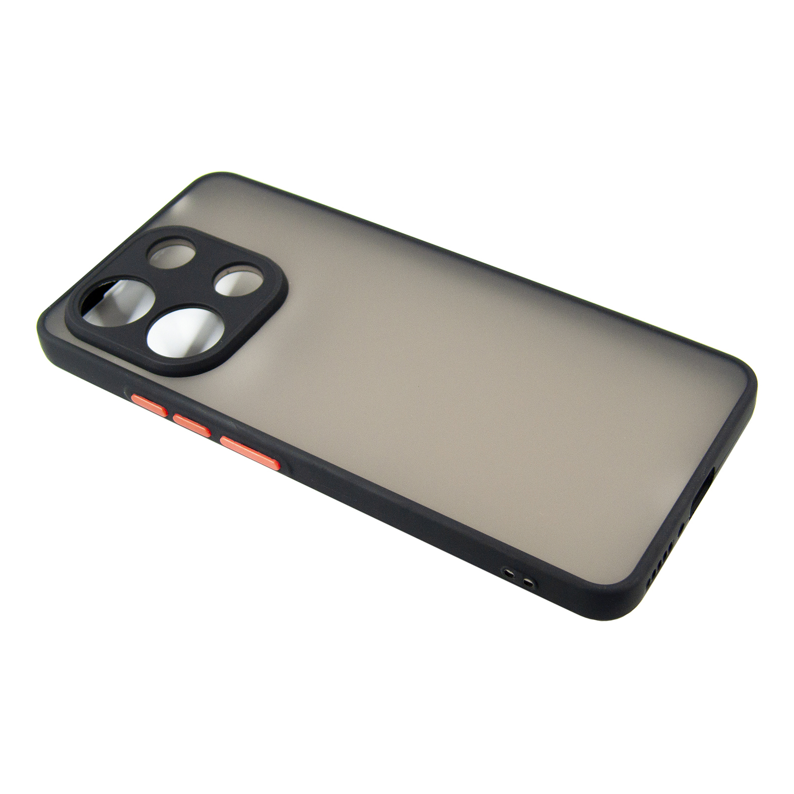 Чехол для мобильного телефона Dengos Matte Xiaomi Redmi Note 13 4G (black) (DG-TPU-MATT-140) изображение 3