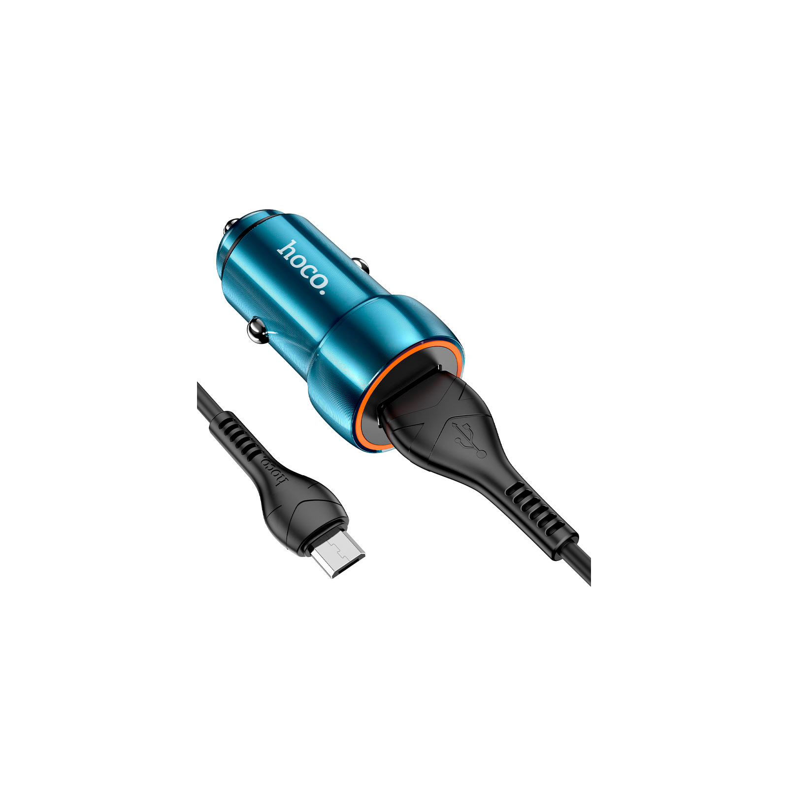 Зарядний пристрій HOCO Z46 USB Sapphire Blue (6931474770301) зображення 3