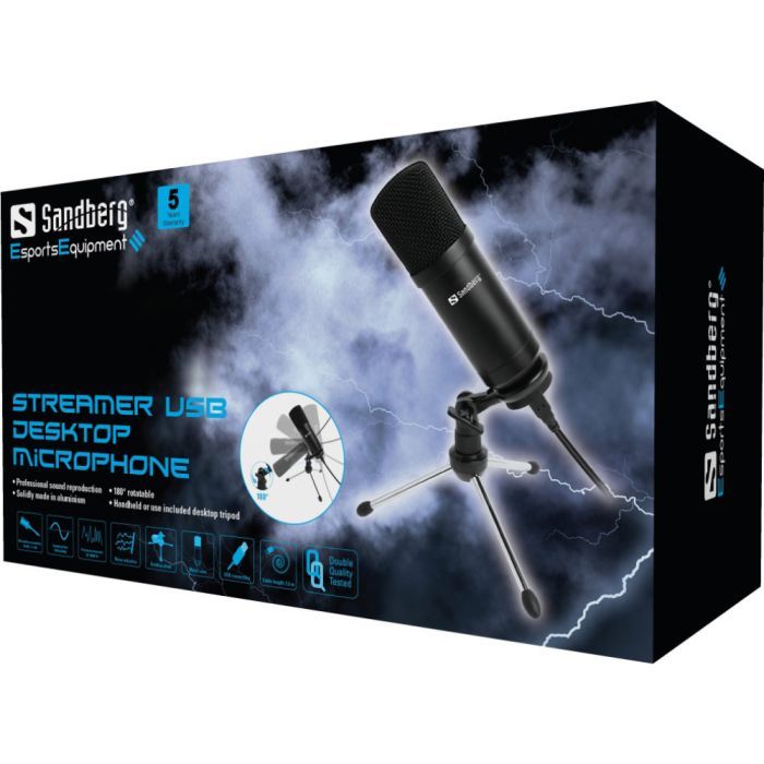 Микрофон Sandberg Desk Microphone USB (126-09) изображение 3