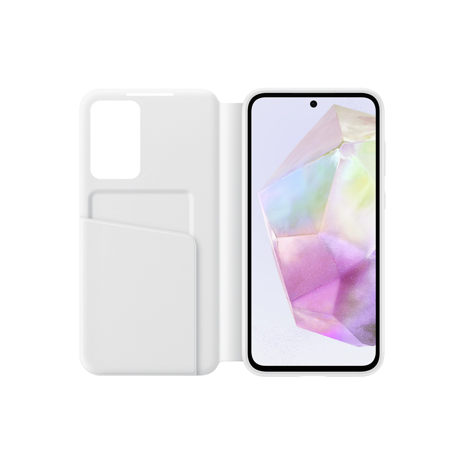 Чохол до мобільного телефона Samsung Galaxy A35 (A356) Smart View Wallet Case White (EF-ZA356CWEGWW) зображення 4