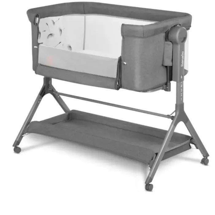 Кроватка Lionelo приставная Leonie Plus 3 в 1 Grey Stone (LO-LEONIE PLUS GREY STONE) изображение 3