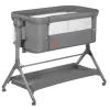 Кроватка Lionelo приставная Leonie Plus 3 в 1 Grey Stone (LO-LEONIE PLUS GREY STONE)