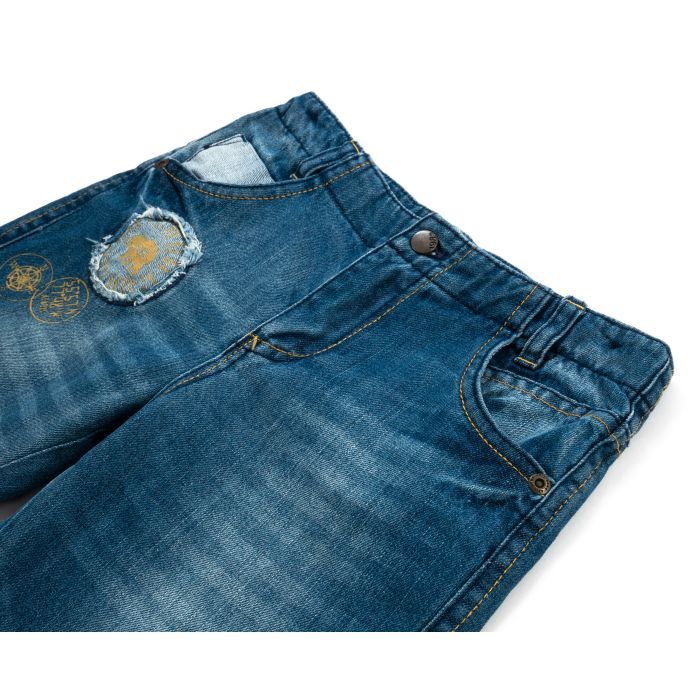 Джинсы детские Aziz с трикотажной подкладкой (12626-98-blue) изображение 3